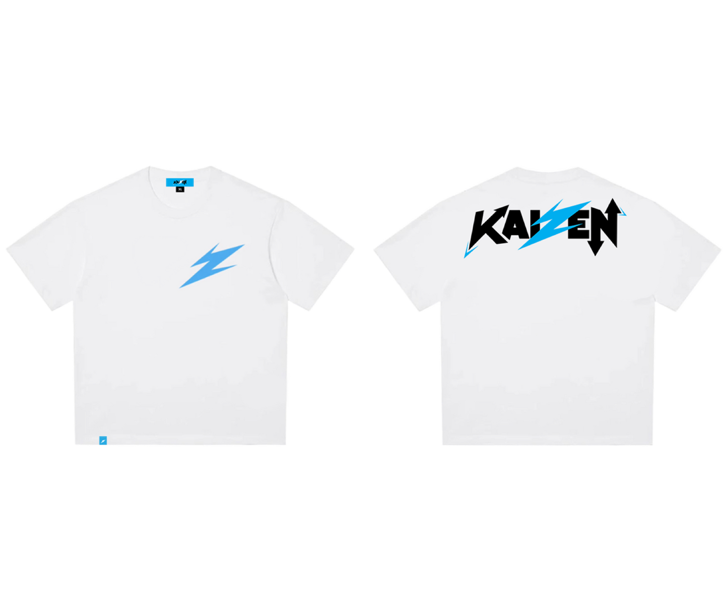 THE BOLT TEE [ WHITE / KZ BLUE ]