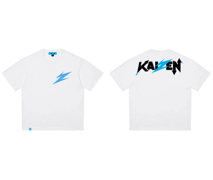THE BOLT TEE [ WHITE / KZ BLUE ]