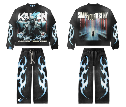 SHAPE YOUR DESTINY - FULL TRACKSUIT [ BLACK / TRIBAL SHADOW ]