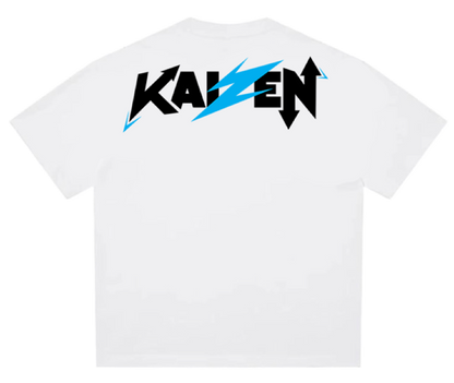 THE BOLT TEE [ WHITE / KZ BLUE ]