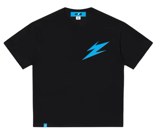 THE BOLT TEE [ BLACK / KZ BLUE ]