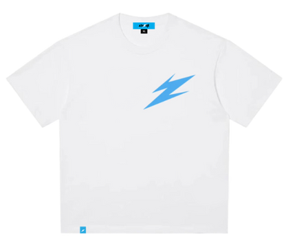 THE BOLT TEE [ WHITE / KZ BLUE ]