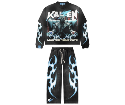 SHAPE YOUR DESTINY - FULL TRACKSUIT [ BLACK / TRIBAL SHADOW ]