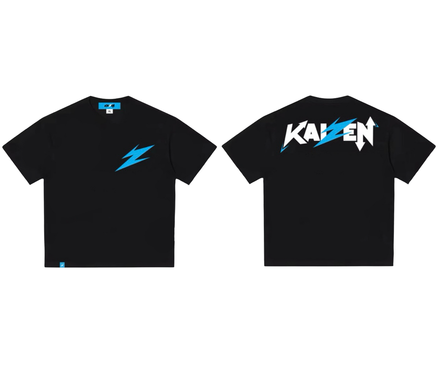 THE BOLT TEE [ BLACK / KZ BLUE ]